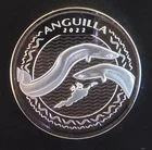 2022 Anguilla Mint Eel Caribbean Island Bullion-999 Silver 1 Oz Ounce Art Coin