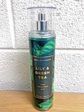 Bath and Body Works LILY GREEN TEA Fine Fragrance Body Mist 8oz Brand New RARE