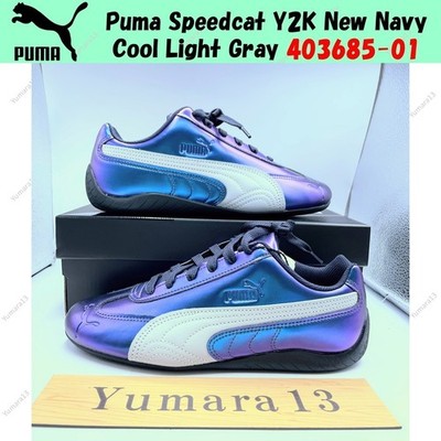 Puma Speedcat Y2K New Navy Cool Light Gray 403685-01 Men's Size | eBay