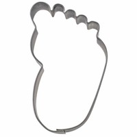 StäDter Ausstecher Babyfuß Ausstechform PläTzchenform Keks Form WeißBlech 6.5 Cm