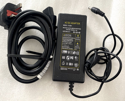 Ersatz 48 W 48 V 1 A 5,5 x 2,5 mm AC/DC Adapter für CCTV, LED mit UK-Stecker