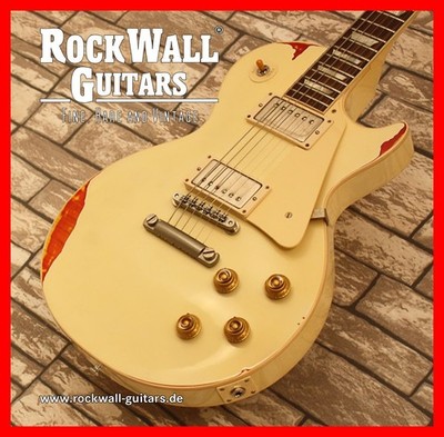 Gibson Les Paul Standard 58 Aged White over Sunburst 2017