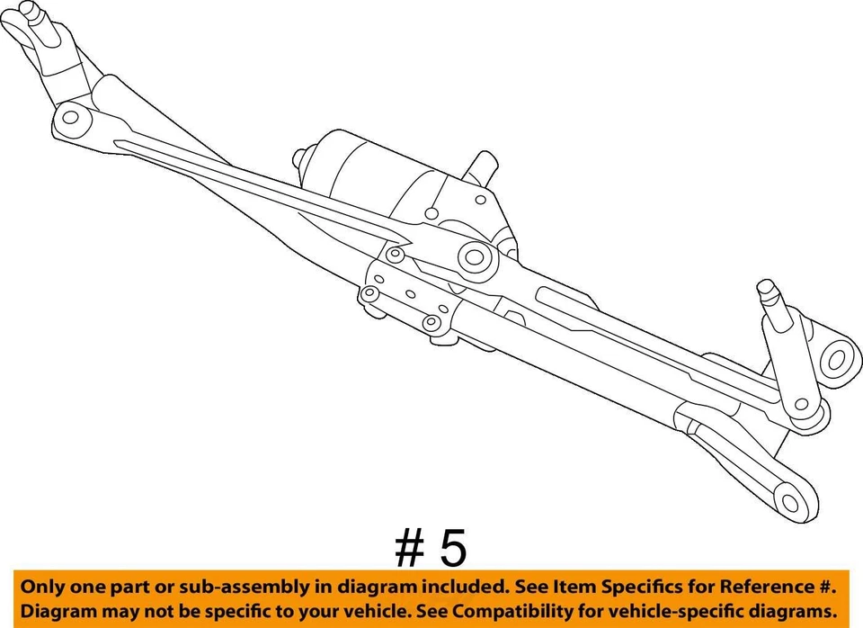 Motor limpiaparabrisas compatible con 15-19 Discovery Sport 443207 Foto 4 de 4