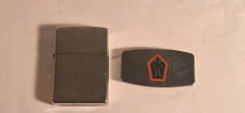 ZIPPO CIGARETTE LIGHTER and ZIPPO KNIFE MONEY CLIP - VG