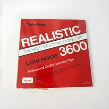 Radio Shack Realistic 3600 foot 7" reel Recording Tape, Low Noise, Sealed
