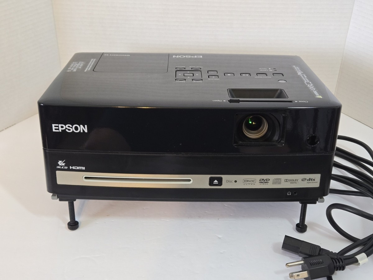 Epson エプソン　DVDプレイヤー付　LCDプロジェクター　H319A Epson MovieMate 60 H319A LCD Projector - Parts Or Repair | eBay