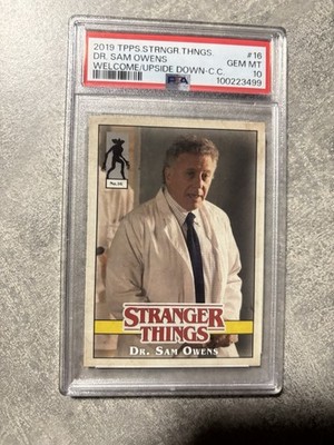 2019 Topps Stranger Things Dr. Sam Owens PSA 10