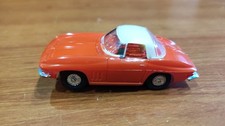 S631 Corvette Stingray Hardtop Red/Cream Vintage Tyco H0 Slot Car