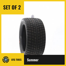 Set Of 2 Used 305680-18 Pirelli Track Rain Fia Wh 1na - 732