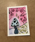 ACEO Mushroom Watercolor Art | Painting | Mini Art | Artist Trading Card — photo 5