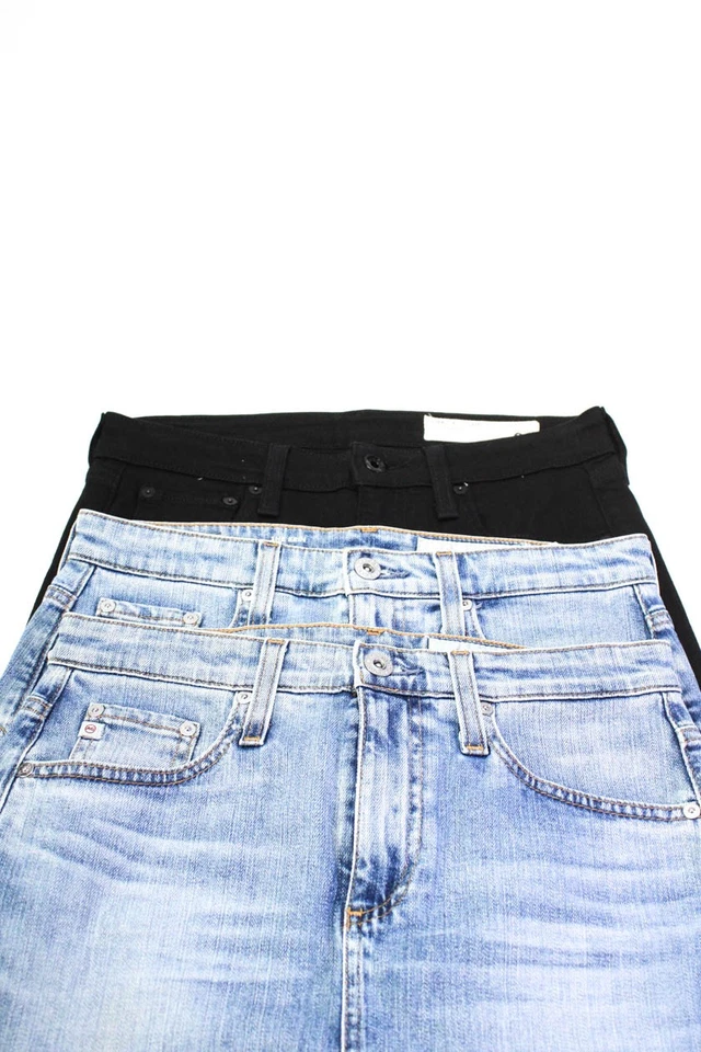 AG Adriano Goldschmied Rag & Bone Mujer Faldas Denim Jeans Azul Talla 26 Lote 3 Foto 2 de 4