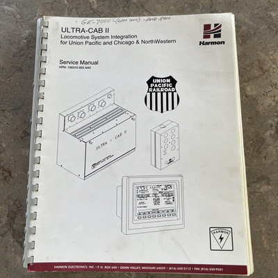 #ad #ad Ultra Cab 2 Locomotive System Integration Union Pacific Chi NW Service Manual $29.99