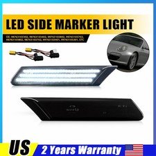 2x Led Side Marker Lights White Fit Porsche 911 Carrera Gts Carrera Targa 997 2x Led Side Marker Lights White Fit Porsche 911 Carrera Gts Carrera Targa 997