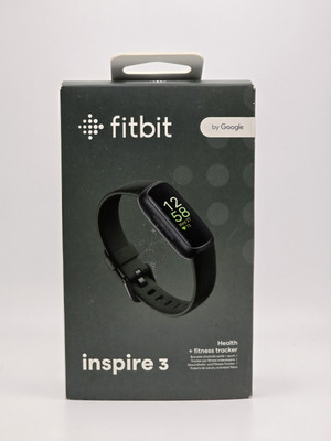 Fitbit Inspire 3 Health & Fitness Tracker - FB424BK - Open Seal | eBay