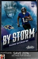 Rashod Bateman 2021 Panini Absolute By Storm #BST-13 Baltimore Ravens