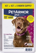 PetArmor Plus Flea and Tick Prevention for Dogs (Large Dog: 45 to 88 lbs.)