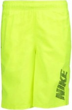 Nike Boys Swim Trunks - Size 4 - Volt Glow - New with Tags