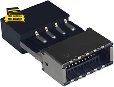 USB 2.0 to USB 3.2 Gen 1 Header Adapter Front Panel Connector Motherboard 9Pin t