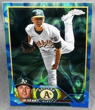 2023 Topps Chrome Update JP Sears #USC42 Aqua/Blue Lava Lamp Refractor /175