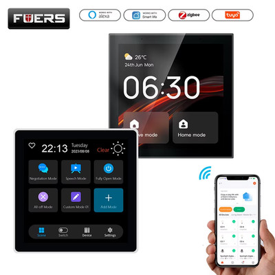 FUERS T3E T1E Smart Control Panel Switch Smart Home Automation System Tuya Switc