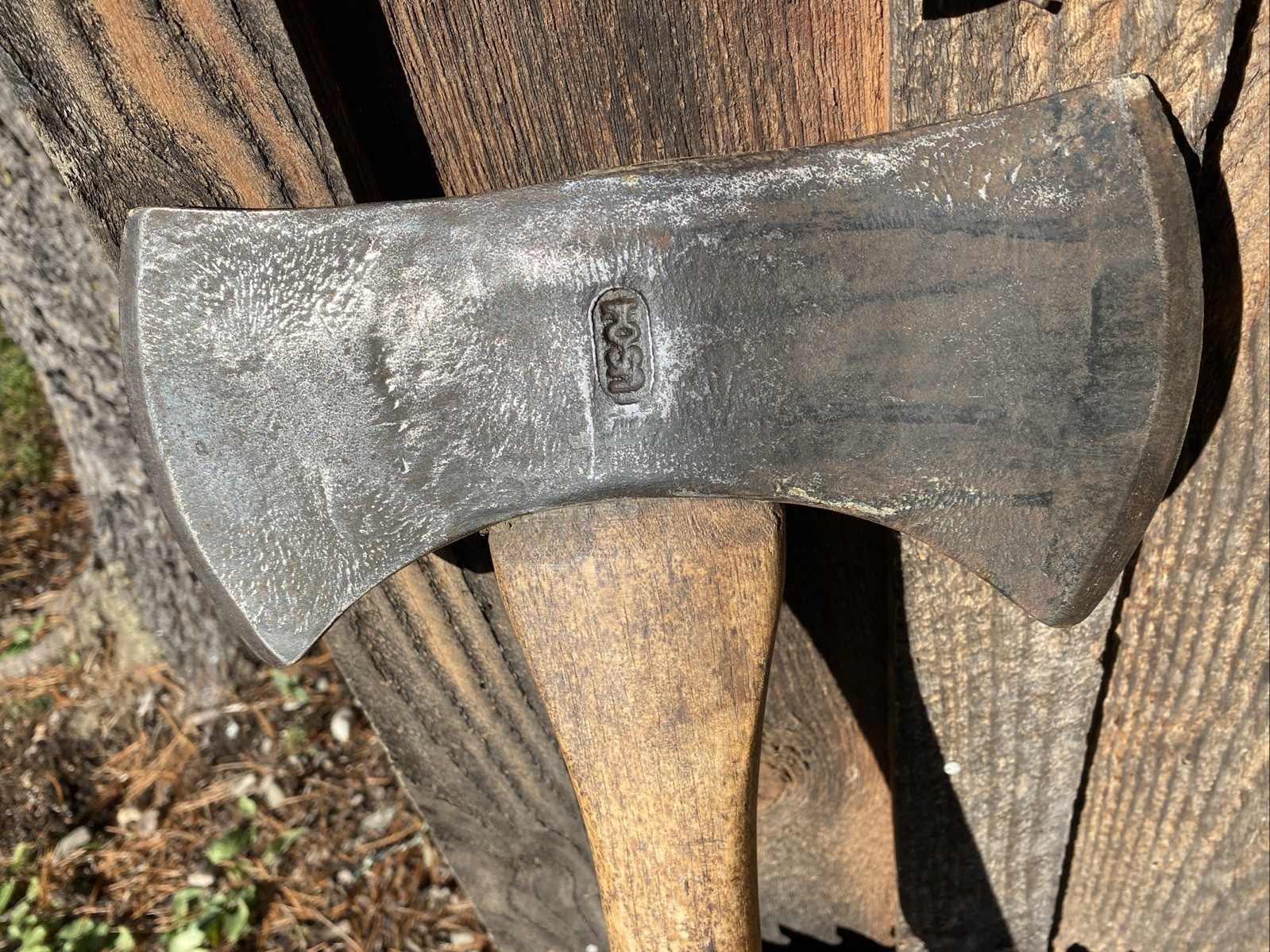 Vintage Woodings Verona US95 Double Bit Axe Solid Handle