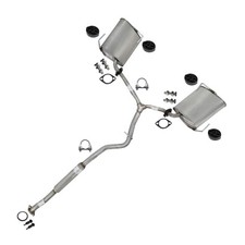 Resonator Pipe Dual Muffler Fits 09-13 Subaru Forester 08-11 Impreza 2.5l Resonator Pipe Dual Muffler Fits 09-13 Subaru Forester 08-11 Impreza 2.5l
