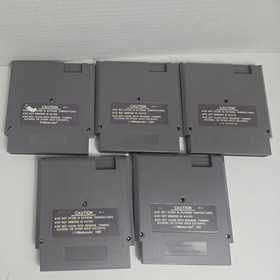 5 Game lot Nintendo NES Tested Auth CAPT SKYHAWK TOP GUN TIGER HELI CYBERNOID