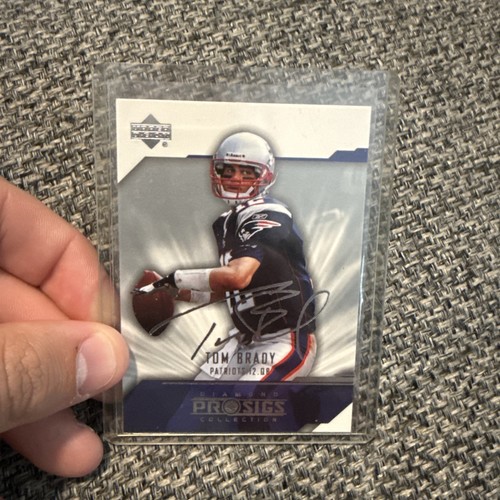 TOM BRADY - 2004 UD DIAMOND PRO SIGS #51 Fascmile Auto Buccaneers SuperBowl Goat