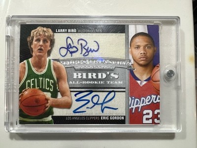 2008 Topps Treasury Larry Bird And Eric Gordon Dual Auto 01/39 #BT-BGO