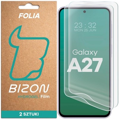 2x Hydrogel Schutzfolie für Galaxy A27 5G Bizon Displayschutzfolie Folie Film