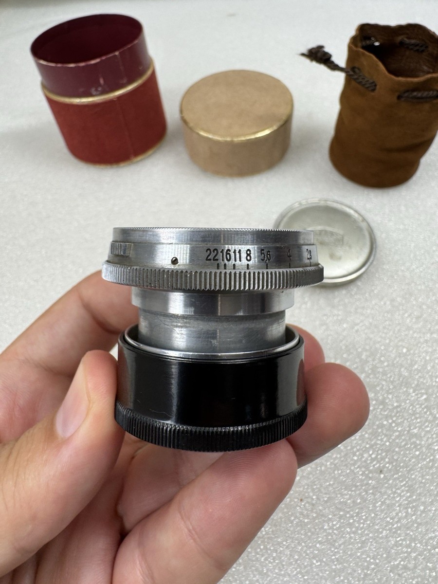 RARE Carl Zeiss Jena Sonnar 50mm F2 / 1:2 f = 5cm Lens Contax W