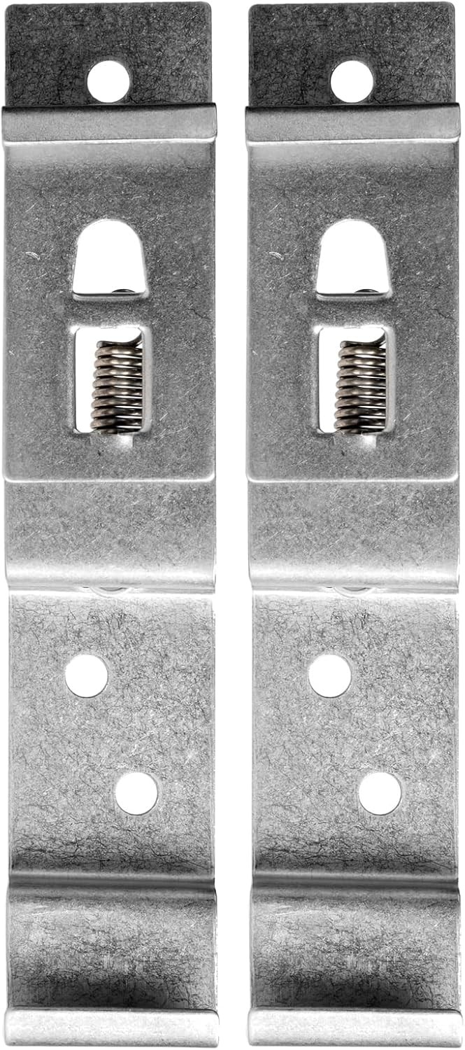 2 X (1 PAIR) TRAILER NUMBER PLATE HOLDERS CLIPS LICENSE PLATE BRACKETS STAINLES