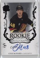 2023-24 Upper Deck The Cup Rookie Black Foil Variation 1/1 Cole McWard Auto av1