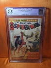 Amazing Spider-Man Annual #1 CGC 2.5 1964 Purple Label 1st app. Sinister Six