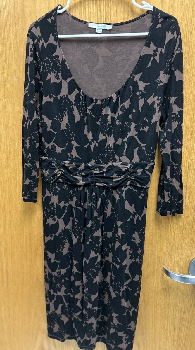 knee length dresses for ladies Boden Women's Adelaide Zip Cord Midi Dress in Brown main image 1