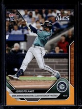 2025 Topps Now #861 Jorge Polanco Orange Foil #d /25