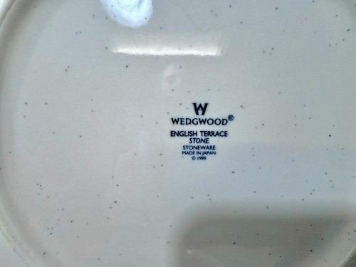 Wedgwood English Terrace Stone 1999 Grape & Leaves Stoneware 2 Dinner Plates Set - Picture 4 of 14
