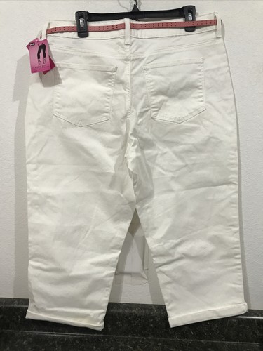 LEE WOMENS CAPRI CLASSIC FIT SIZE 18M WHITE (2-TW-2873) - Picture 6 of 7