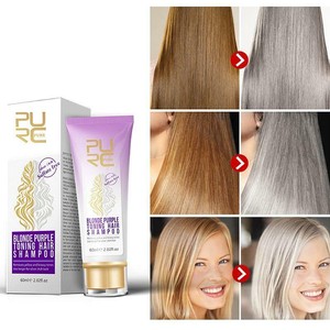 Purple Shampoo Removes Brassy Tones Of Hair Neutralize Orange