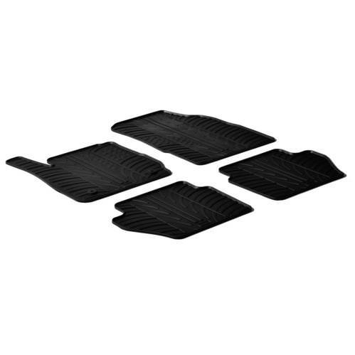 Ford Fiesta 03/11>05/17 bottoni Kit tappeti su misura in gomma - Lampa 24407 - Bild 1 von 2