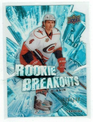 10-11 UD Upper Deck Series Two Rookie Breakouts  Jamie McBain  /100  Rookie