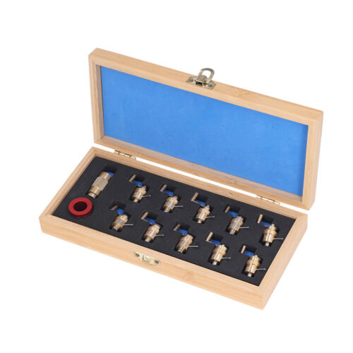 Watch Mainspring Winder Set Brass Wrist Watch Repairing Kit Watchmaker Tool KiQz - Picture 2 of 11