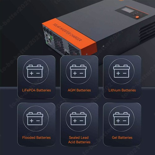 18.6KW Hybrid Solar PV Inverters 48V 220V for MPPT 80A 3 Phase Parallel For Home - Picture 2 of 9