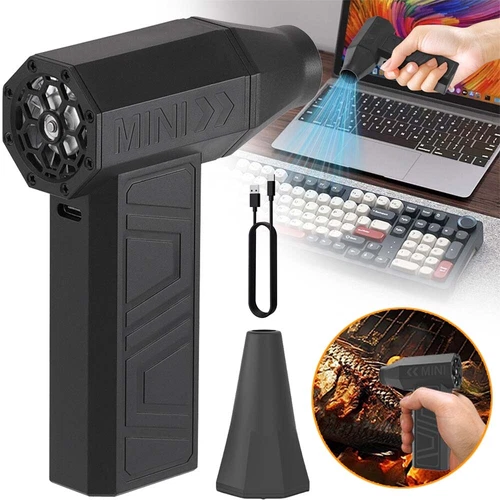 Elektrischer Staubgebläse PC Reinigungsset Mini Luftgebläse für Auto Sofa Laub
