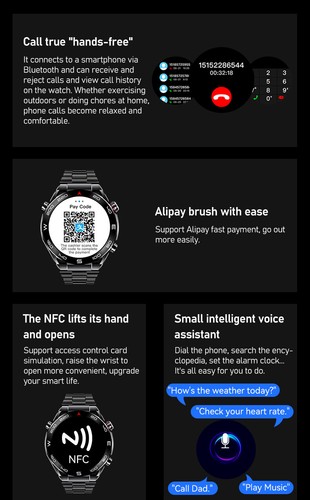 Smartwatch mit Bluetooth Anrufe Fitnessuhr Pulsuhr Schlafmonitor Schrittzähler - Bild 13 von 14