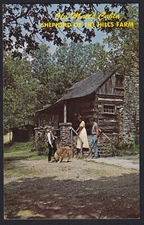Missouri-MO-Branson-Old Matt's Cabin-Shepherd of the Hills Farm-Vintage Postcard