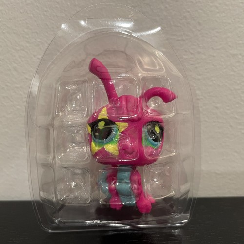 Littlest Pet Shop Schwarzlicht Haustiere offener Blindbeutel - LPS G7 #219 rosa Raupe - Bild 6 von 10