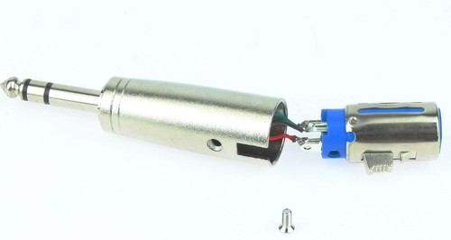 Adam Hall Audio Adapter XLR 3-pol female Buchse auf 6,3 mm Klinke stereo Stecker - Picture 4 of 6