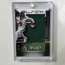 2021 Black ELIJAH MOORE Sizable Signatures Jersey /99 JETS Srj-em Browns
