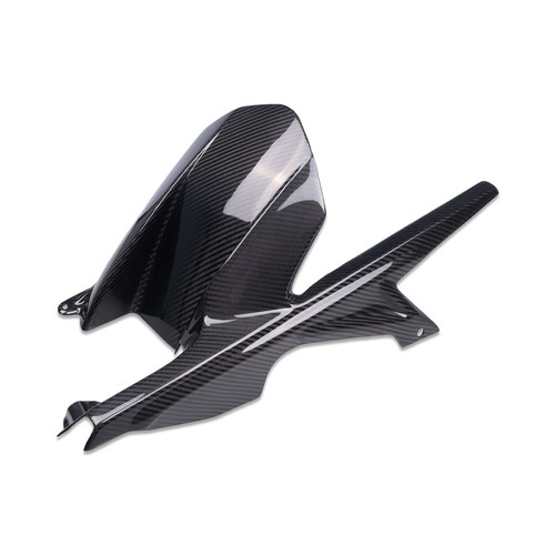 FT 2020 2022 S1000RR 2021 M1000RR Carbon Fiber Rear Hugger w. Chain Guard Twill - Picture 2 of 6